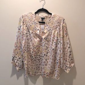 Ann Taylor floral blouse